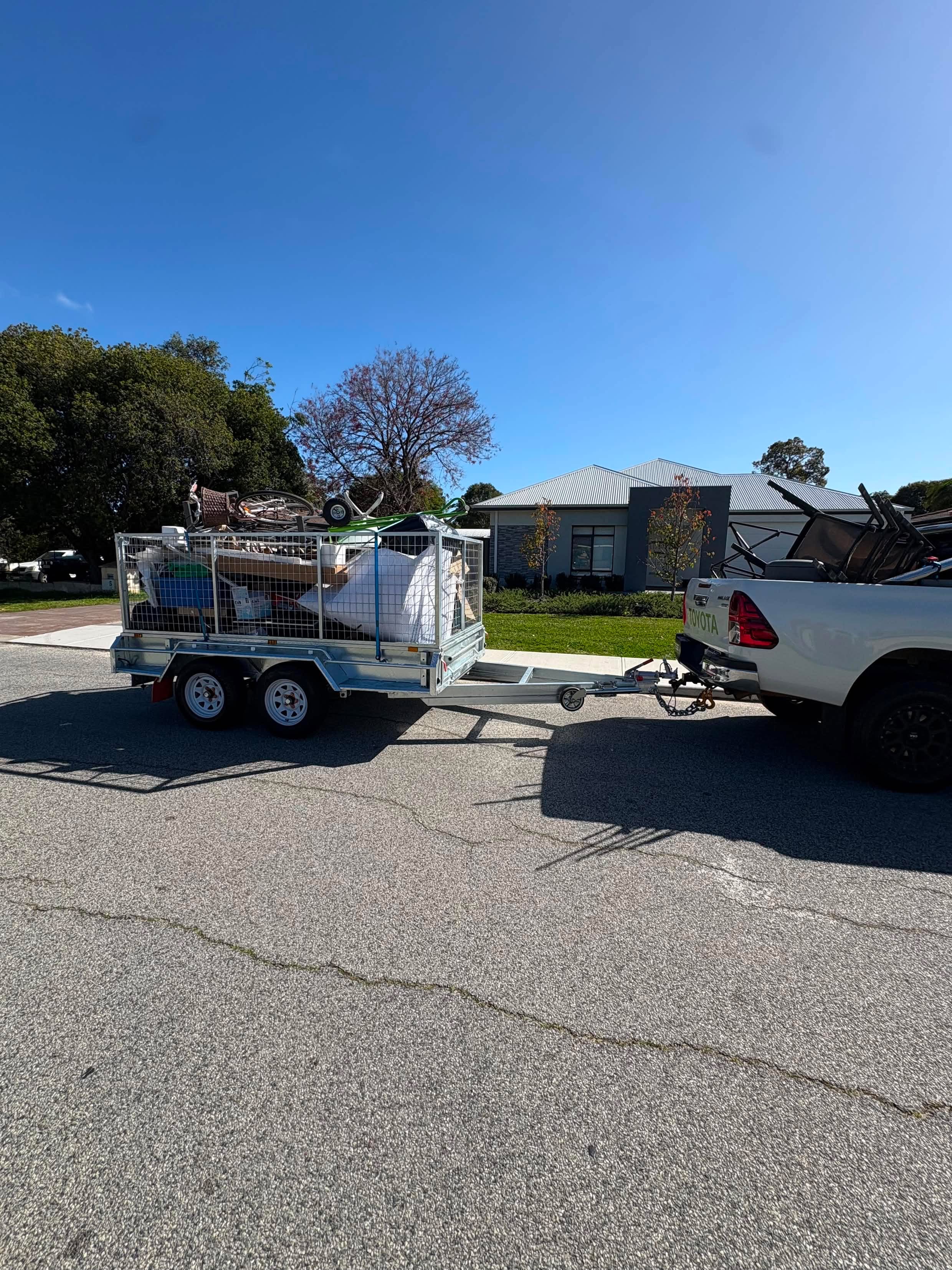 Toyota Hilux with Trailer
